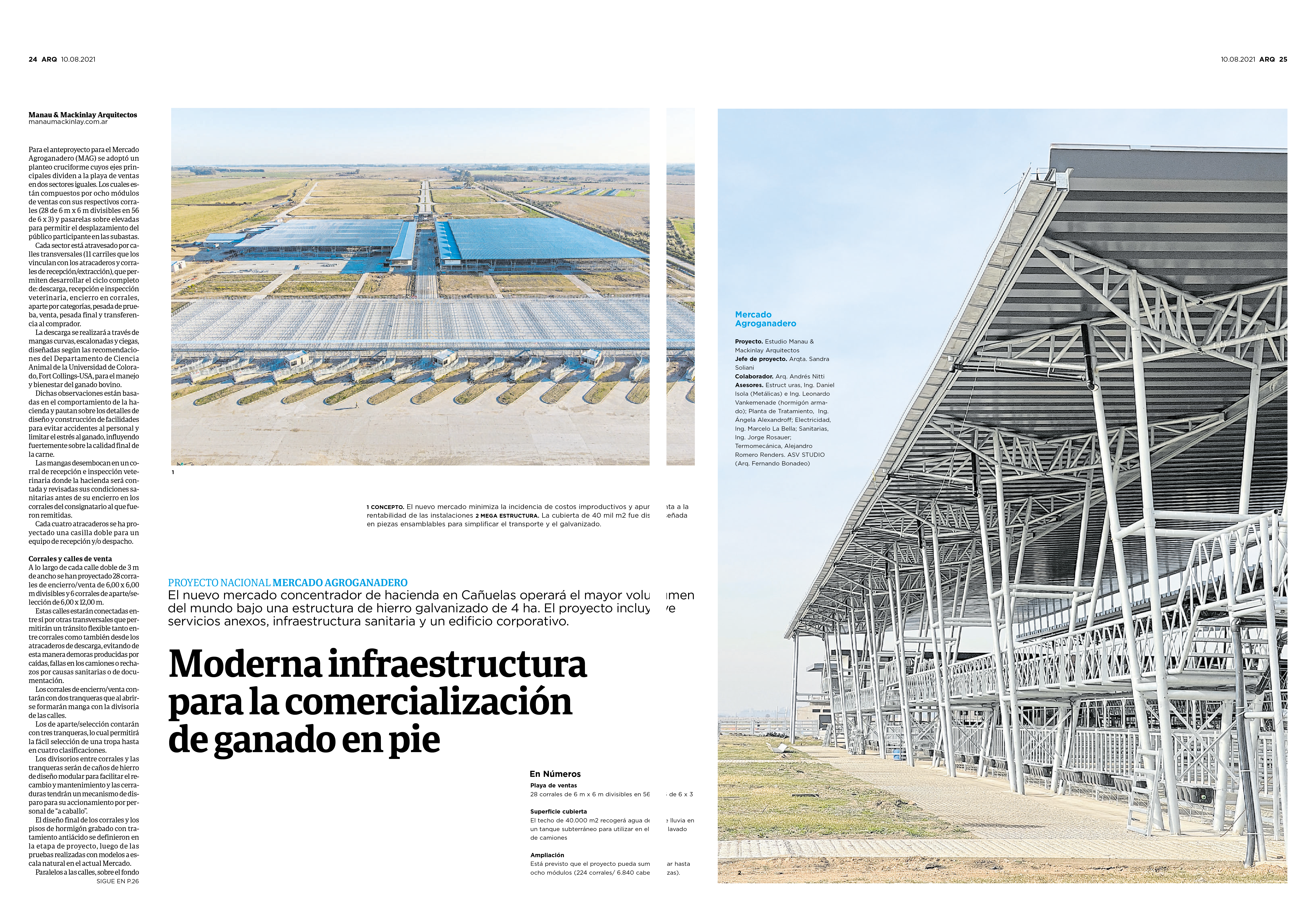 Nota Clarín Arquitectura (Mercado de Cañuelas